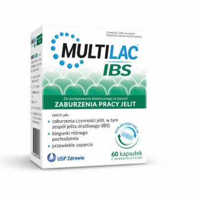 Multilac IBS maślan sodu 300 mg, 60 kaps.