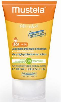 MUSTELA BEBE SUN PROTECTION SPF 50+ mleczko przeciwsłoneczne dla dzieci 100 ml