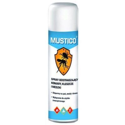 Mustico Spray odstraszający komary kleszcze i meszki, 100 ml KRÓTKA DATA 31.05.2026