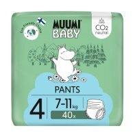 Muumi Baby Pants Pieluchomajtki 4 (7-11 kg), 40 szt.
