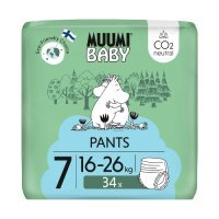 Muumi Baby Pants Pieluchomajtki 7 (16-26 kg), 34 szt.