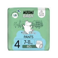 MUUMI Baby Pieluchomajtki Pants rozmiar 4 (7-11kg), 40 sztuk
