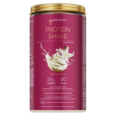 MyBestPharm Protein Shake smak waniliowy, 450 g