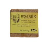 MYDŁO ALEPPO Oryginalne syryjskie mydło z Aleppo oliwkowo - laurowe 12% 170 g