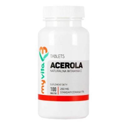 MYVITA Acerola 250 mg, 100 tabletek