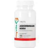 MYVITA Askorbinian sodu (witamina C buforowana ) 100 tabletek