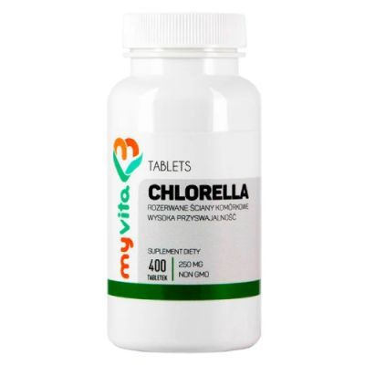 MYVITA Chlorella 250 mg 400 tabletek