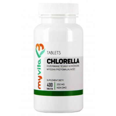 MYVITA Chlorella 250 mg 400 tabletek