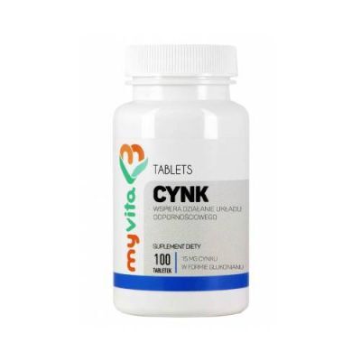 MyVita Cynk 15 mg, 100 tabl.