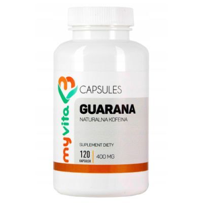 MyVita Guarana 400 mg Naturalna kofeina, 120 kaps.
