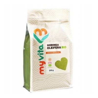 MYVITA Moringa Oleifera BIO Sproszkowane liście z drzewa moringa, 250g