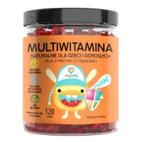 MyVita Muliwitamina Naturalne żelki dla dzieci i dorosłych, 120 szt.