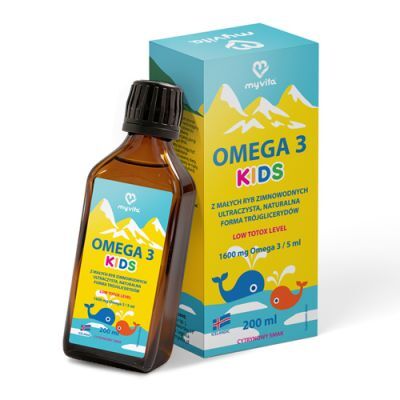 MyVita Omega 3 Kids w płynie, 200 ml