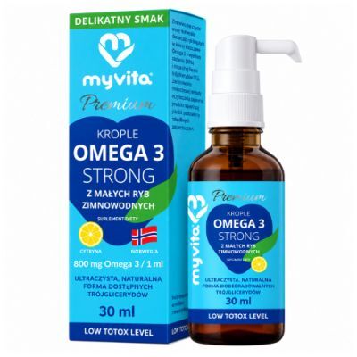 MyVita Omega-3 Strong Krople dla dzieci, 30 ml