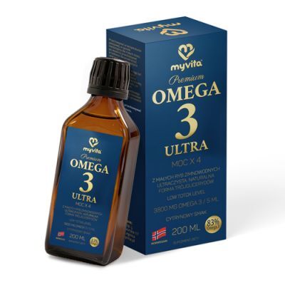 MyVita Omega 3 Ultra w płynie, 200 ml