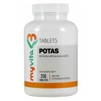 MyVita Potas 450 mg, 250 tabl.
