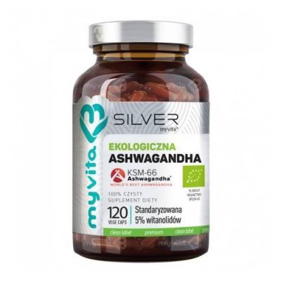 MyVita Silver Ashwagandha KSM-66, 120 kaps.