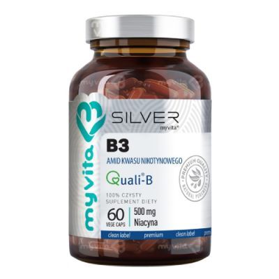 MyVita Silver B3 Niacyna, 60 kaps.