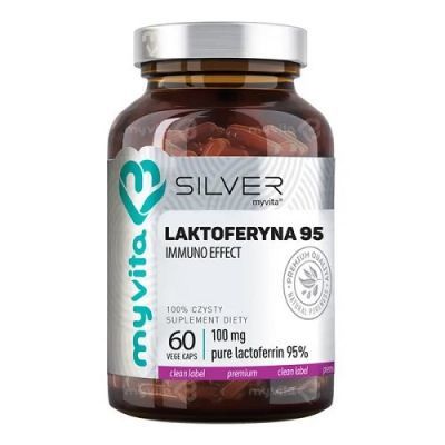 MYVITA SILVER Laktoferyna 100 mg 60 kapsułek