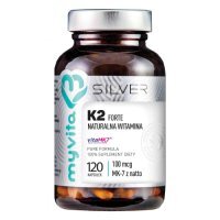 MYVITA SILVER Naturalna witamina K2 MK-7 FORTE 120 kapsułek
