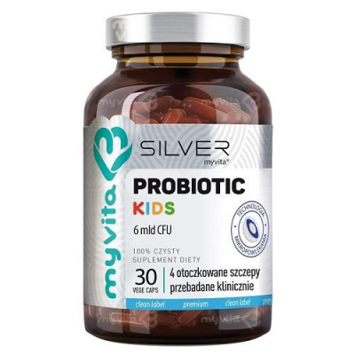 MYVITA SILVER Probiotic KIDS 30 kapsułek