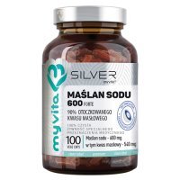 MyVita Silver Pure Maślan sodu 600 mg, 100 kaps.