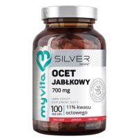 MyVita Silver Pure Ocet jabłkowy 700 mg, 50 kaps.