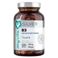 MYVITA SILVER Witamina B3 500 mg (amid) 120 kapsułek