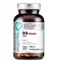 MYVITA SILVER Witamina D3 2000 j.m. Vegan FORTE 120 kapsułek