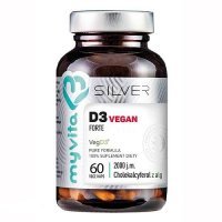 MyVita SILVER Witamina D3 2000 j.m. Vegan FORTE, 60 kaps.