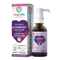 MyVita Witamina B-Complex Lipo-Active Krople, 30ml