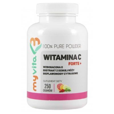 MyVita Witamina C Forte+, 250 g - suplement diety z witaminą C