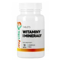 MyVita Witaminy i Minerały Complex, 30 tabl. KRÓTKA DATA 23.11.2024