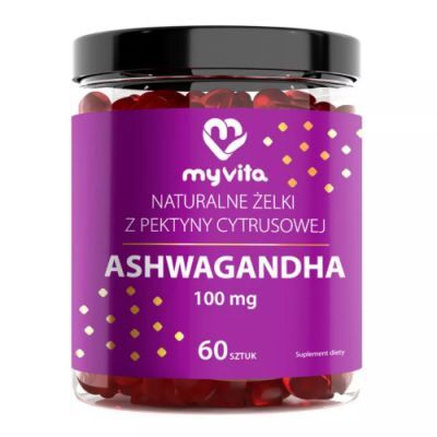 MyVita Żelki naturalne z ashwagandhą 100 mg, 60 szt.
