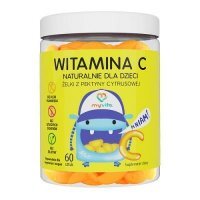 MYVITA ŻELKI naturalne z Witaminą C dla dzieci 60 sztuk