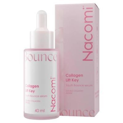 Nacomi Bounce Collagen Lift Key Ujędrniające serum do twarzy poprawiające elastyczność skóry, 40 ml