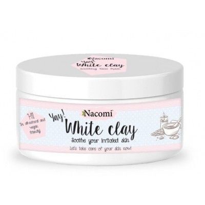 Nacomi Maska łagodząca biała glinka kaolin, 50 g