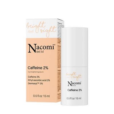 NACOMI Next Level Caffeine Rozświetlające serum pod oczy z kofeiną 2%, 15ml