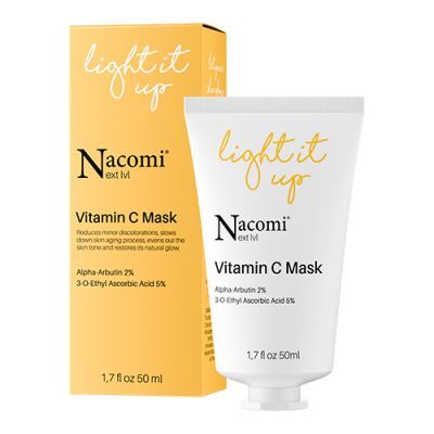 NACOMI Next Level Rozjaśniająca maska z witaminą C, 50ml