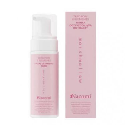 NACOMI Zero Pore&Blemishes Marshmallow Oczyszczająca pianka do mycia twarzy, 150ml