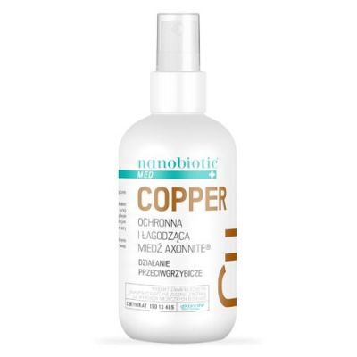 Nanobiotic Med Copper spray z miedzią, antygrzybiczy,150 ml
