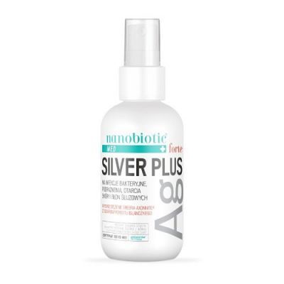 NANOBIOTIC MED SILVER PLUS FORTE infekcje bakteryjne podrażnienia otarcia skóry 75ml