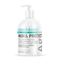 Nanobiotic Med Silver Wash&amp;Protect Mydło w żelu ze srebrem do rąk i ciała, 500 ml