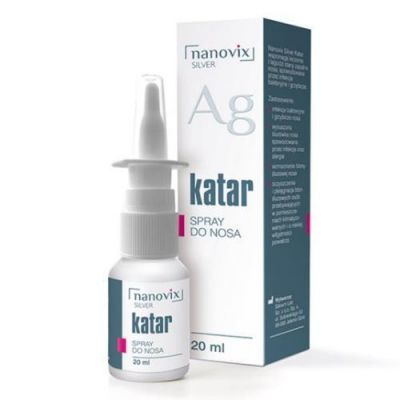 Nanovix SILVER Ag Katar spray do nosa, 20ml  KRÓTKA DATA 31.05.2026