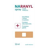 NARANYL na rany, dezynfekuje i hamuje krwawienie, przyspiesza gojenie Spray 50 ml