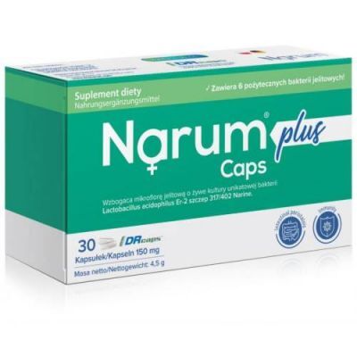 NARINE Narum Caps Plus, 30 kaps.