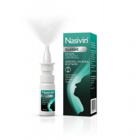 NASIVIN CLASSIC 0,05% aerozol do nosa 10 ml
