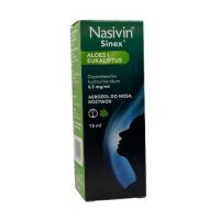Nasivin Sinex Aloes i Eukaliptus 0,5 mg/ml, 15 ml