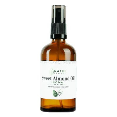 NATUR PLANET Olej ze Słodkich Migdałów Aroma Zielona Herbata 100ml