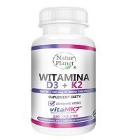 NATUR PLANET Witamina D3 + K2 120 tabletek
